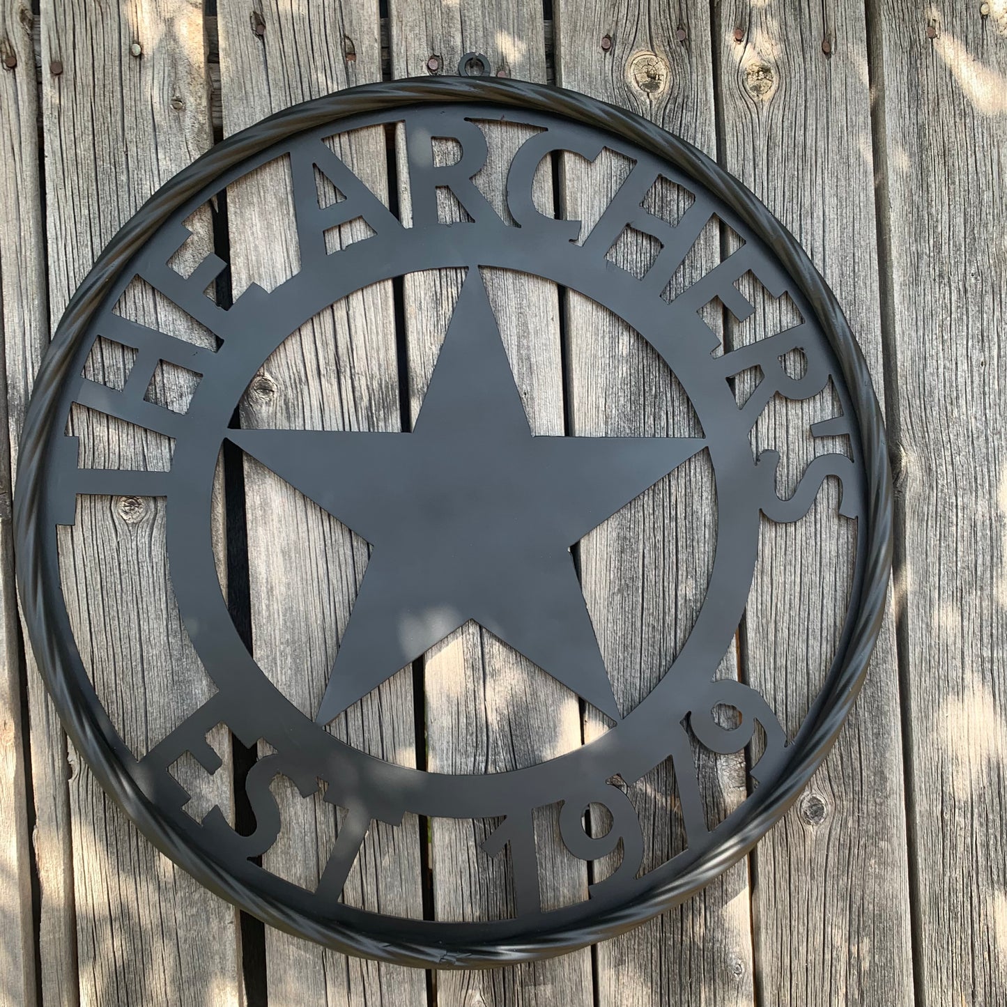 ARCHER STYLE YOUR CUSTOM NAME LASERCUT METAL SIGN WESTERN HOME DECOR HANDMADE ART
