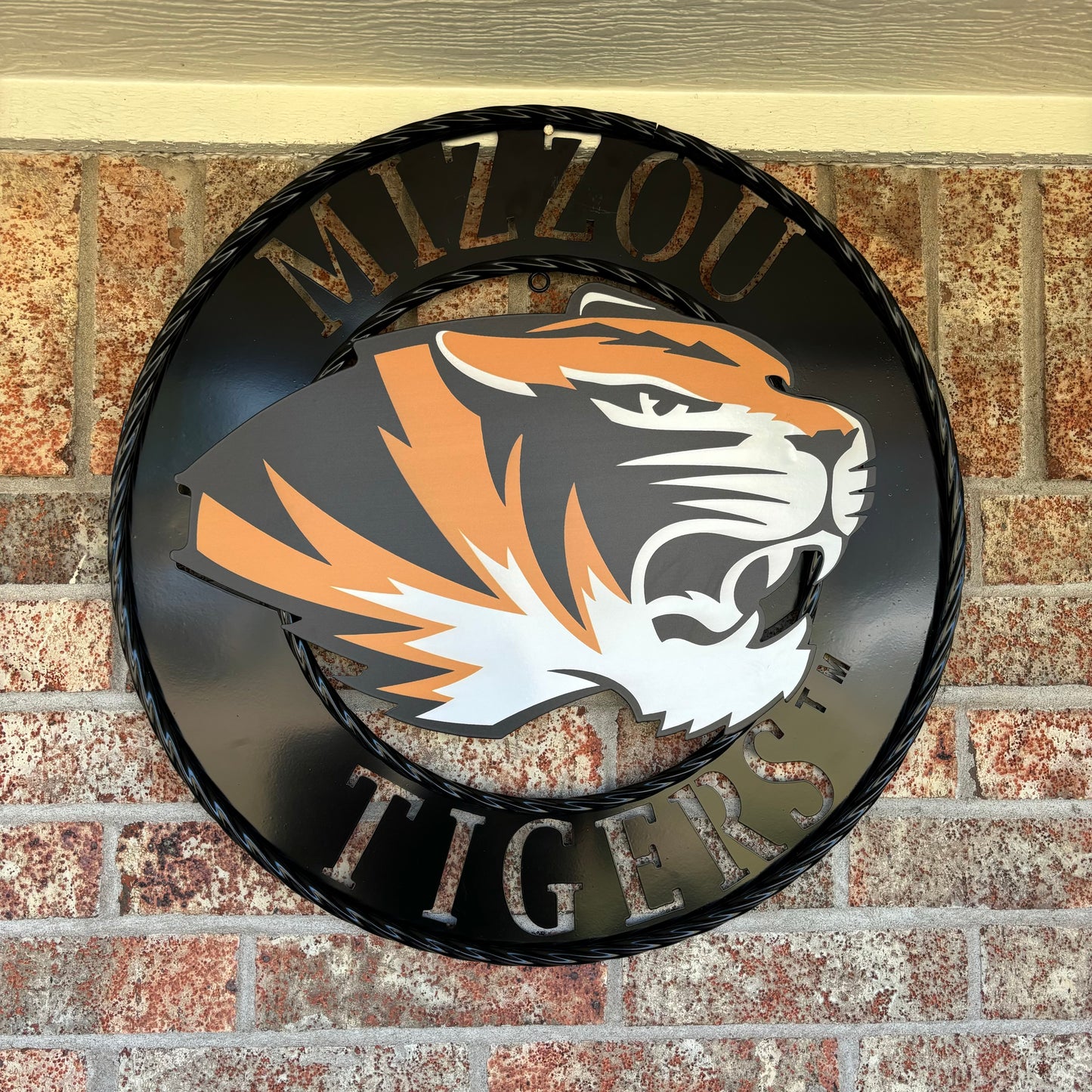 MIZZOU TIGERS MISSOURI CUSTOM METAL VINTAGE CRAFT TEAM SIGN HANDMADE