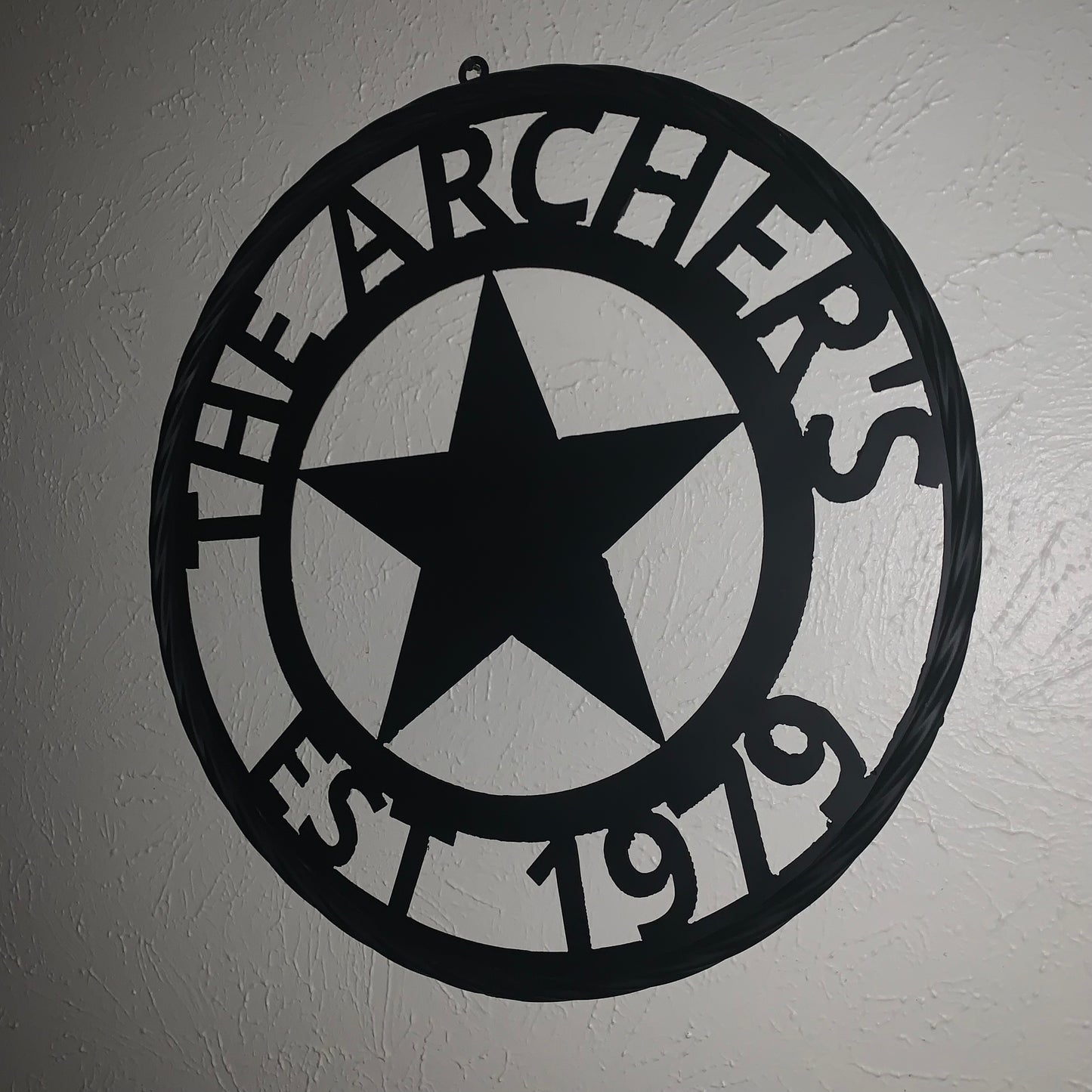 ARCHER STYLE YOUR CUSTOM NAME LASERCUT METAL SIGN WESTERN HOME DECOR HANDMADE ART