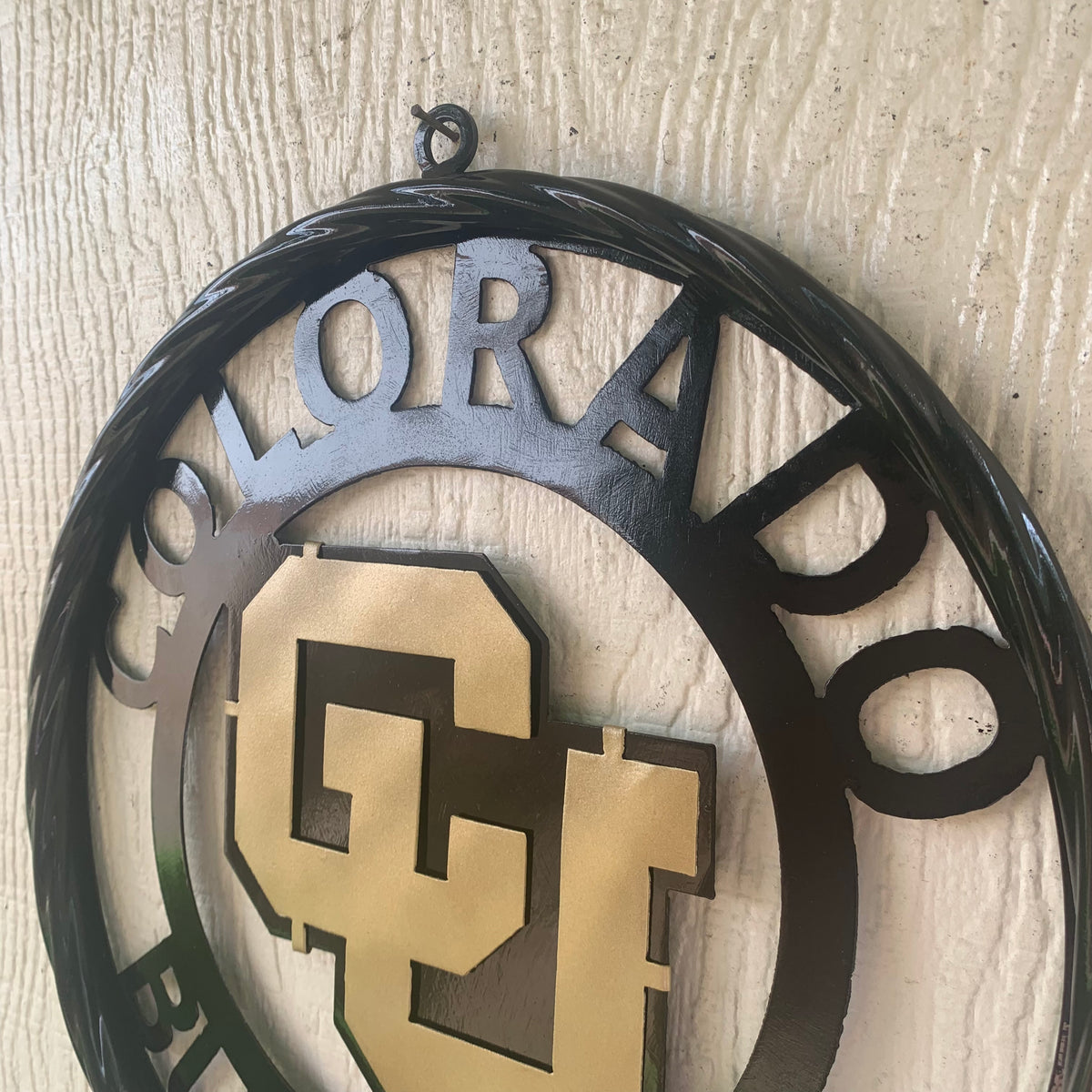 COLORADO BUFFALOES CUSTOM METAL VINTAGE CRAFT SIGN TEAM ART WESTERN HOME DECOR HANDMADE