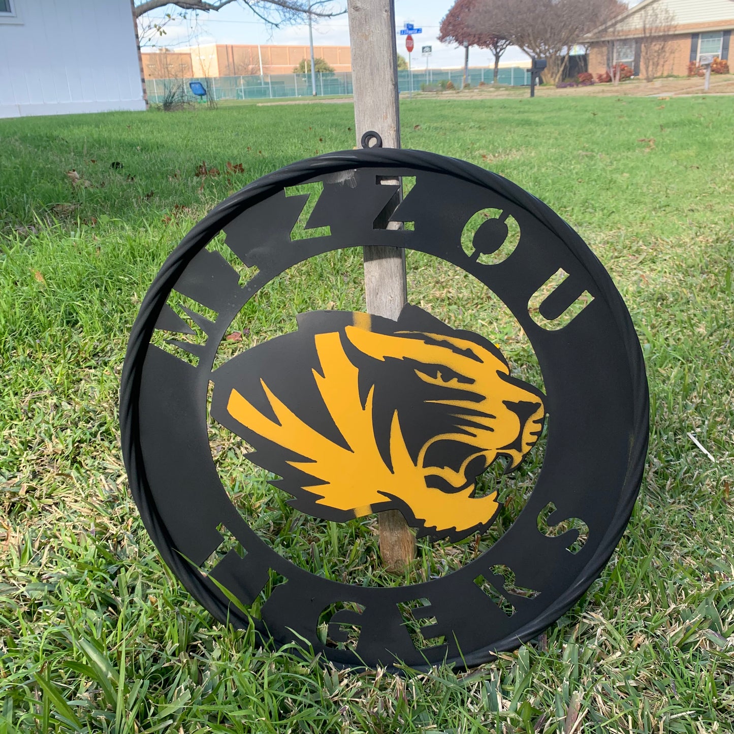 MIZZOU TIGERS MISSOURI CUSTOM METAL VINTAGE CRAFT TEAM SIGN HANDMADE