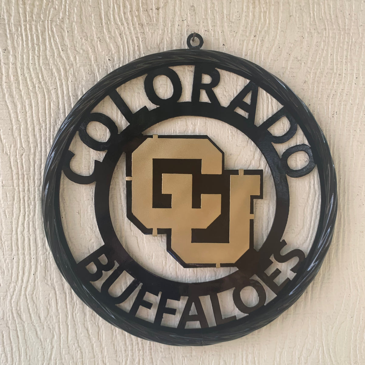 COLORADO BUFFALOES CUSTOM METAL VINTAGE CRAFT SIGN TEAM ART WESTERN HOME DECOR HANDMADE