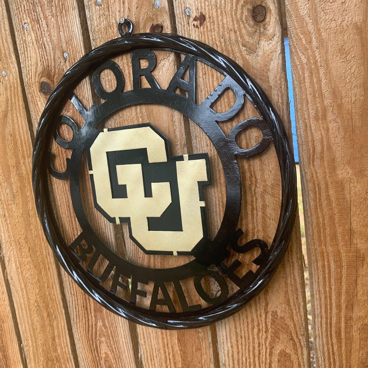 COLORADO BUFFALOES CUSTOM METAL VINTAGE CRAFT SIGN TEAM ART WESTERN HOME DECOR HANDMADE