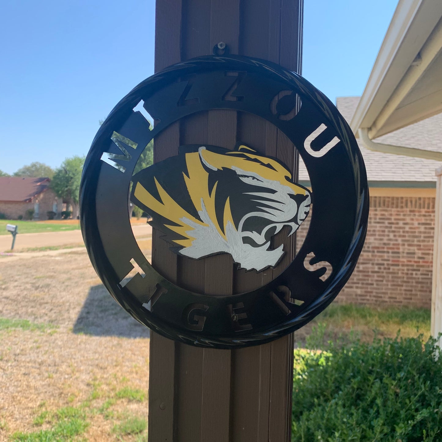 12", 18", 24", 32" MIZZOU TIGERS MISSOURI CUSTOM METAL VINTAGE CRAFT TEAM SIGN HANDMADE