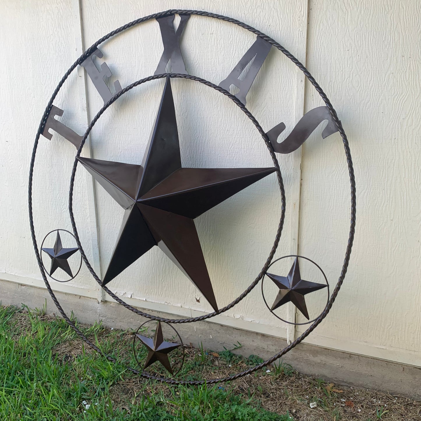 6 FOOT TEXAS LONE STAR GIANT LARGE OVERSIZE BARN STAR METAL RUSTIC BRONZE COPPER WALL ART WESTERN HOME DECOR HANDMADE NEW EH10523