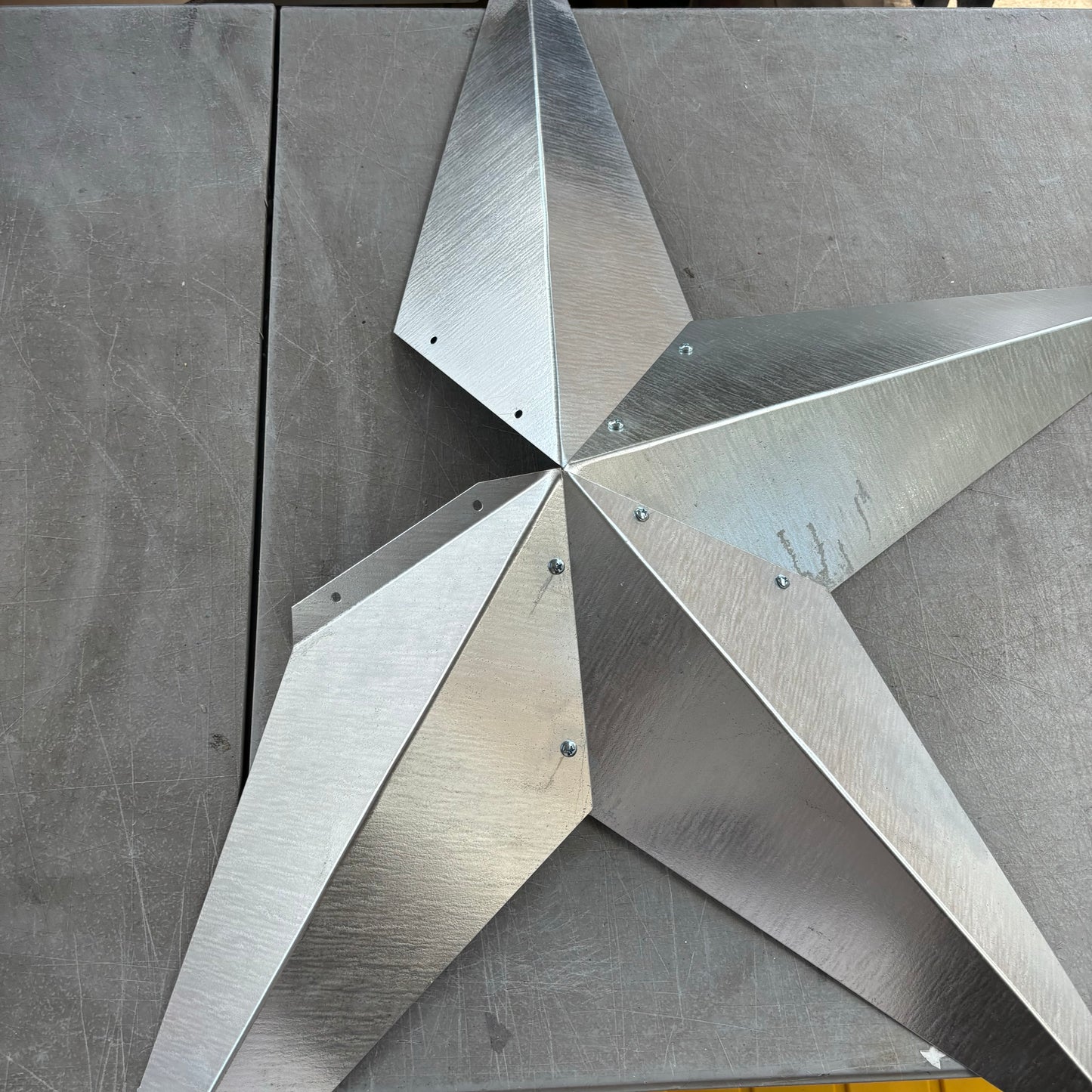 UNFINISHED GALVANIZED KIT STAR 3" TO 120" METAL BARN COUNTRY STAR WALL ART WESTERN HOME  DECOR HANDMADE #EH10418
