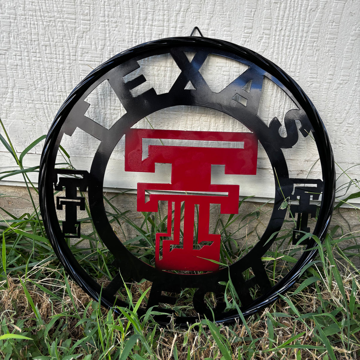 TEXAS TECH CUSTOM METAL VINTAGE CRAFT SIGN WESTERN HOME DECOR HANDMADE 12",18",24",32",36"