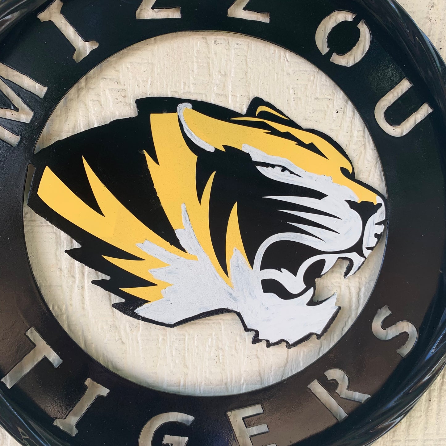 12", 18", 24", 32" MIZZOU TIGERS MISSOURI CUSTOM METAL VINTAGE CRAFT TEAM SIGN HANDMADE