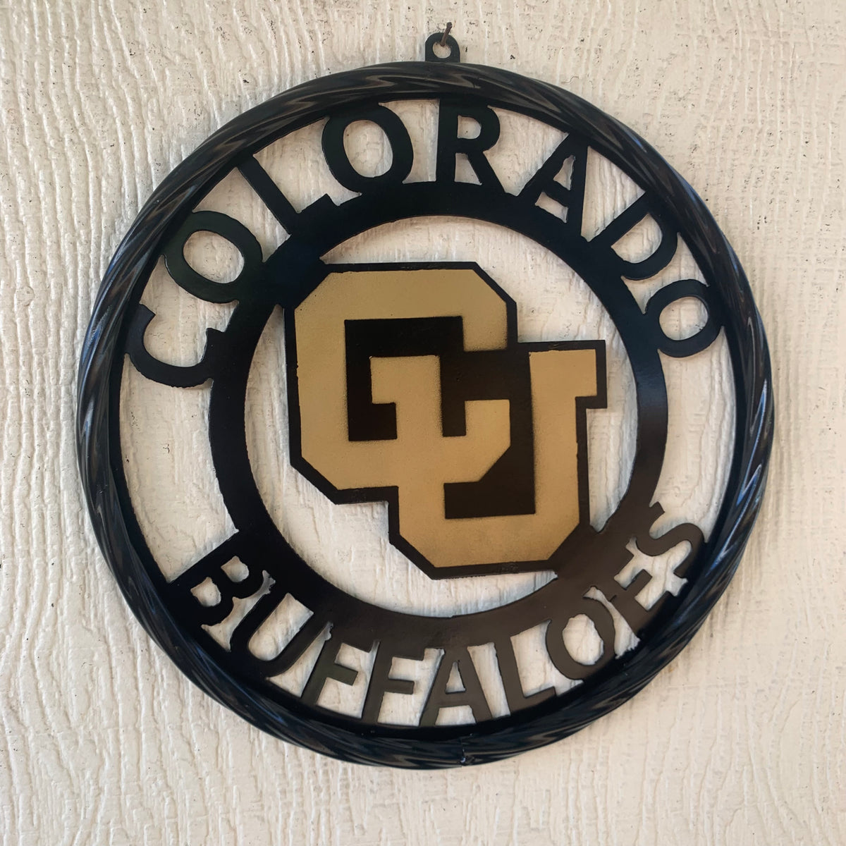 COLORADO BUFFALOES CUSTOM METAL VINTAGE CRAFT SIGN TEAM ART WESTERN HOME DECOR HANDMADE
