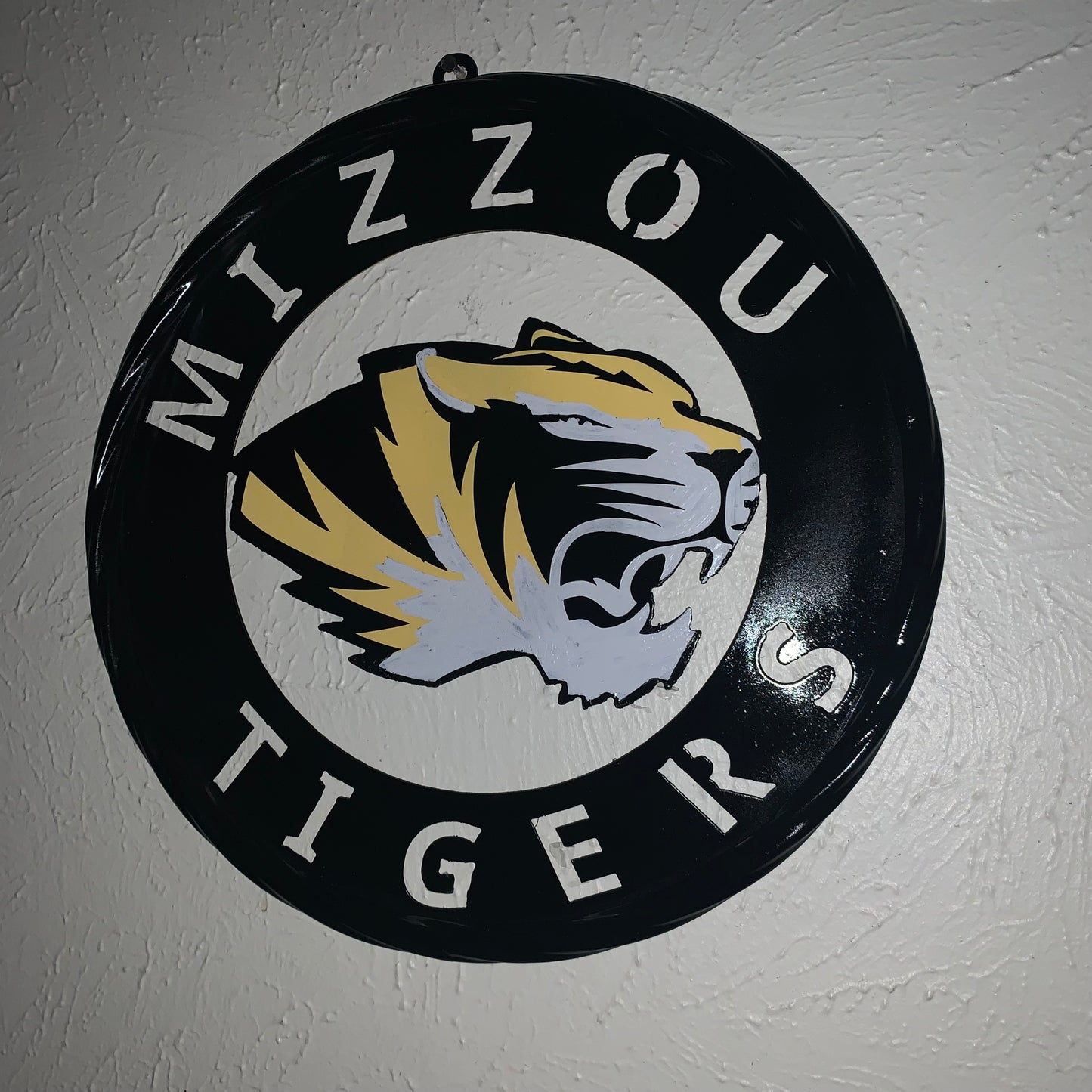 12", 18", 24", 32" MIZZOU TIGERS MISSOURI CUSTOM METAL VINTAGE CRAFT TEAM SIGN HANDMADE