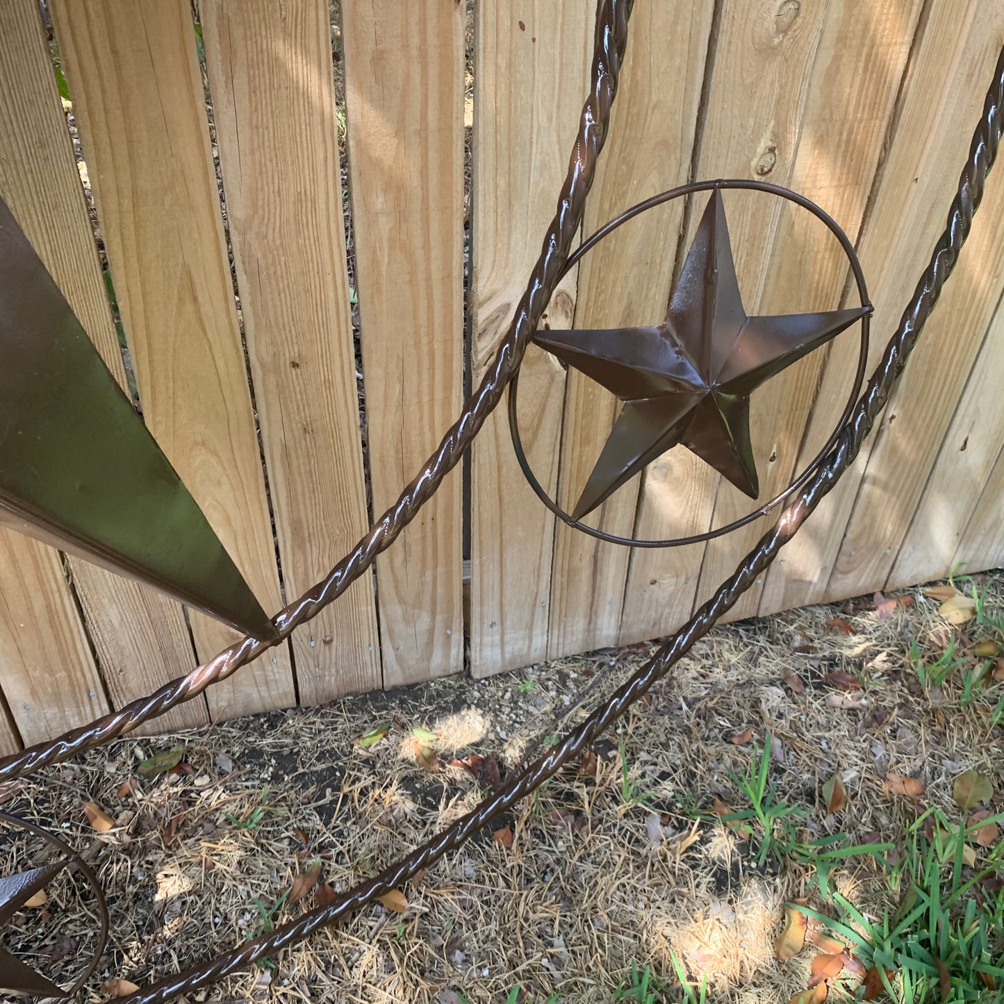 6 FOOT TEXAS LONE STAR GIANT LARGE OVERSIZE BARN STAR METAL RUSTIC BRONZE COPPER WALL ART WESTERN HOME DECOR HANDMADE NEW EH10523