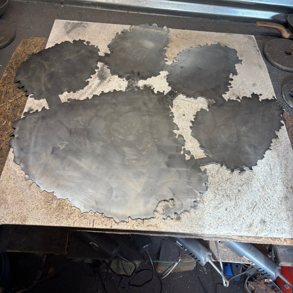 CLEMSON TIGERS PAW CUSTOM RAW METAL VINTAGE CRAFT SIGN WALL ART TEAM SIGN HANDMADE STYLE# 2 #EH12745