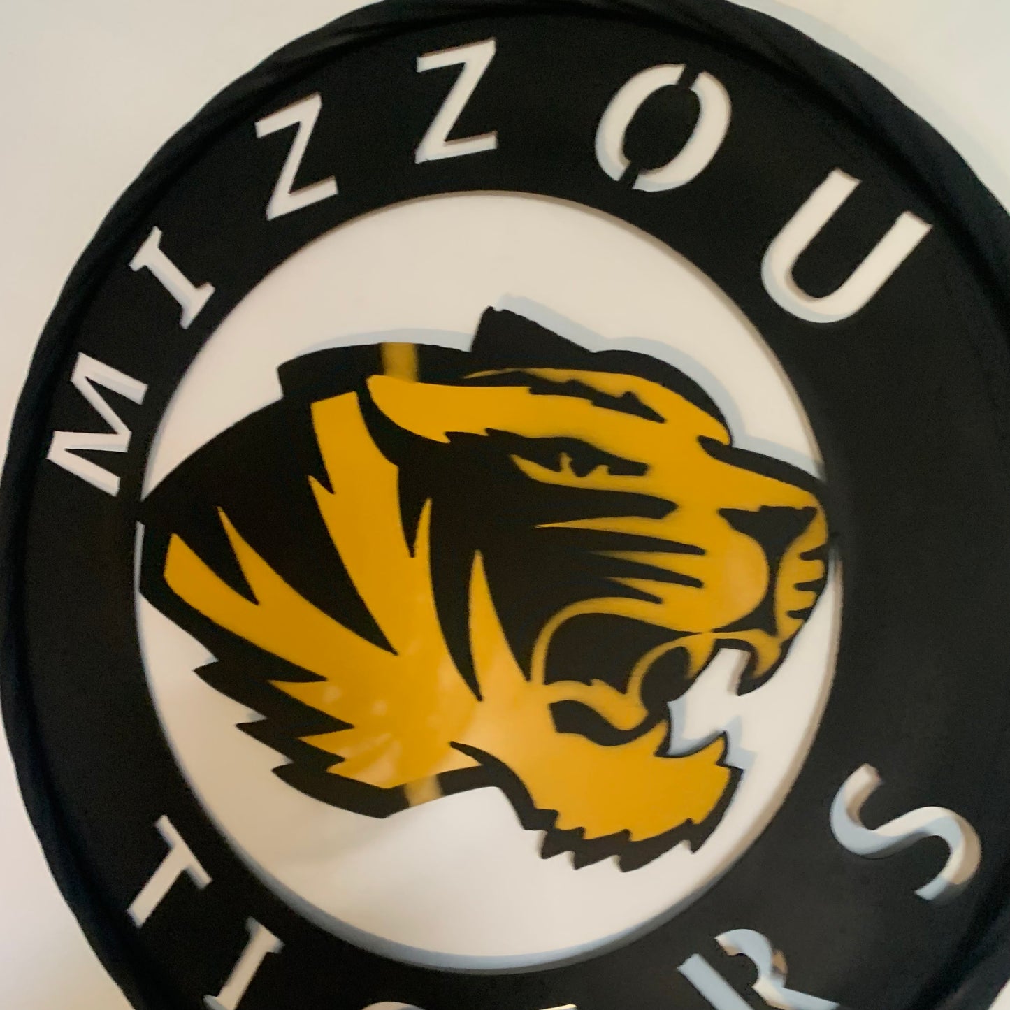 MIZZOU TIGERS MISSOURI CUSTOM METAL VINTAGE CRAFT TEAM SIGN HANDMADE