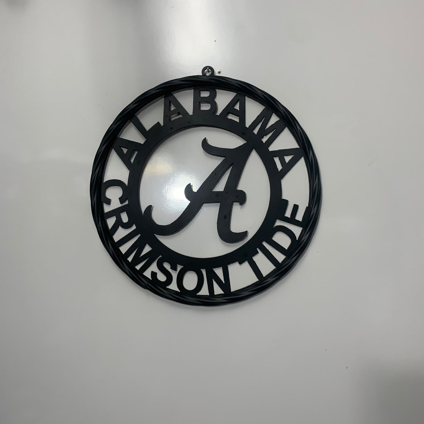 ALABAMA CRIMSON TIDE CUSTOM ALL BLACK METAL VINTAGE SIGN TEAM HANDMADE