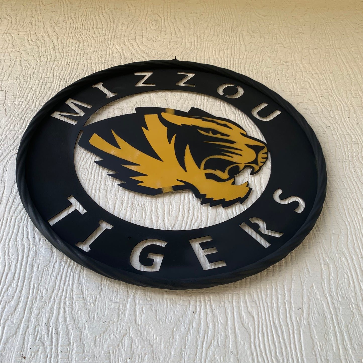 MIZZOU TIGERS MISSOURI CUSTOM METAL VINTAGE CRAFT TEAM SIGN HANDMADE
