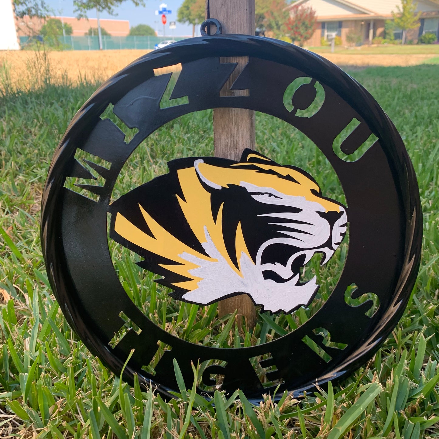 12", 18", 24", 32" MIZZOU TIGERS MISSOURI CUSTOM METAL VINTAGE CRAFT TEAM SIGN HANDMADE