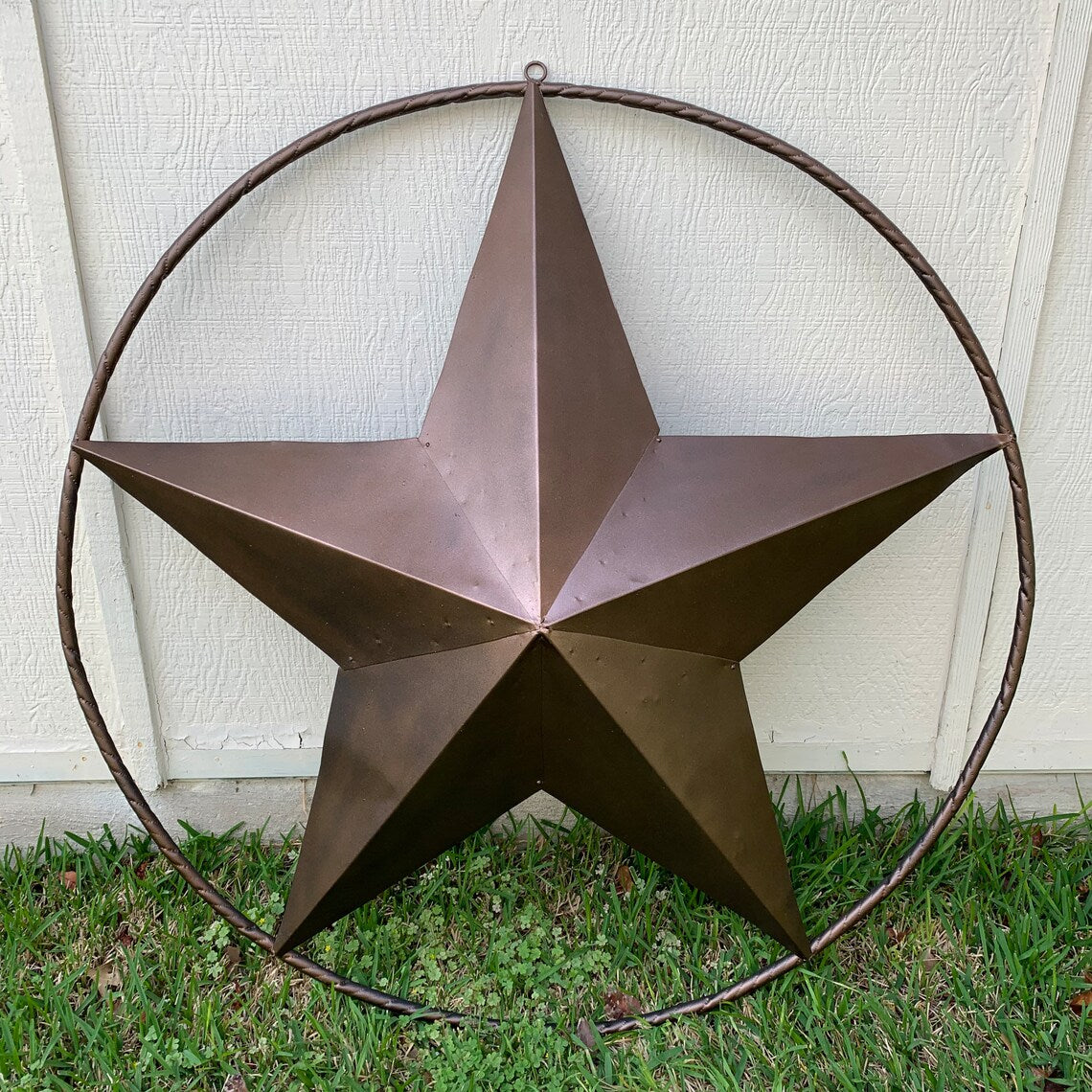 4,5,6,8 FOOT TEXAS GIANT LONE STAR BARN STAR METAL RUSTIC BRONZE COPPER WALL ART WESTERN HOME DECOR HANDMADE NEW #EH10523