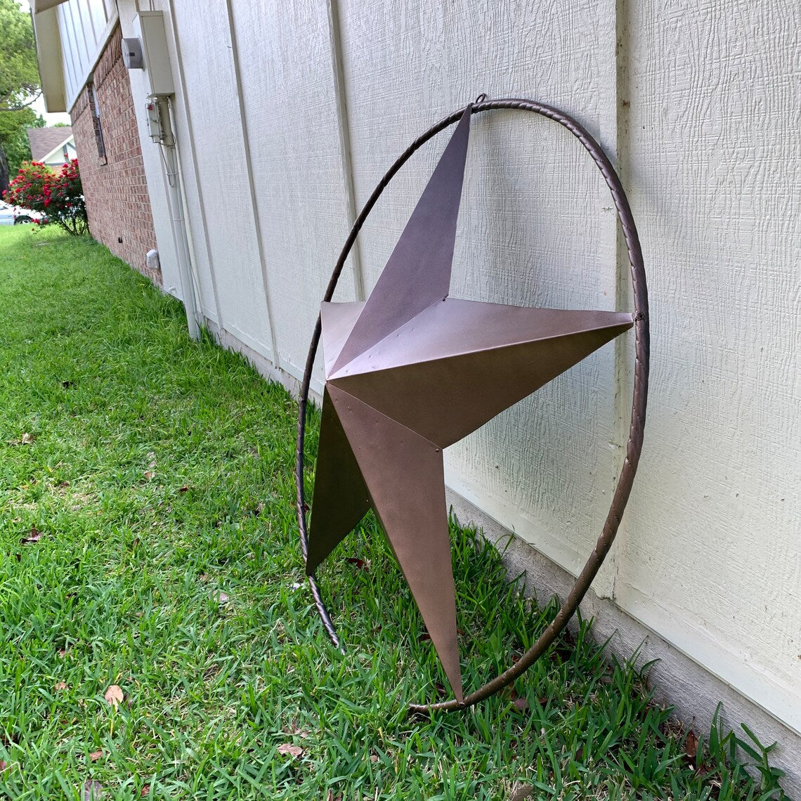 3" TO 96" HANDMADE BARN STAR METAL LONE STAR RUSTIC BRONZE COPPER WALL ART WESTERN HOME DECOR HANDMADE NEW #EH10531