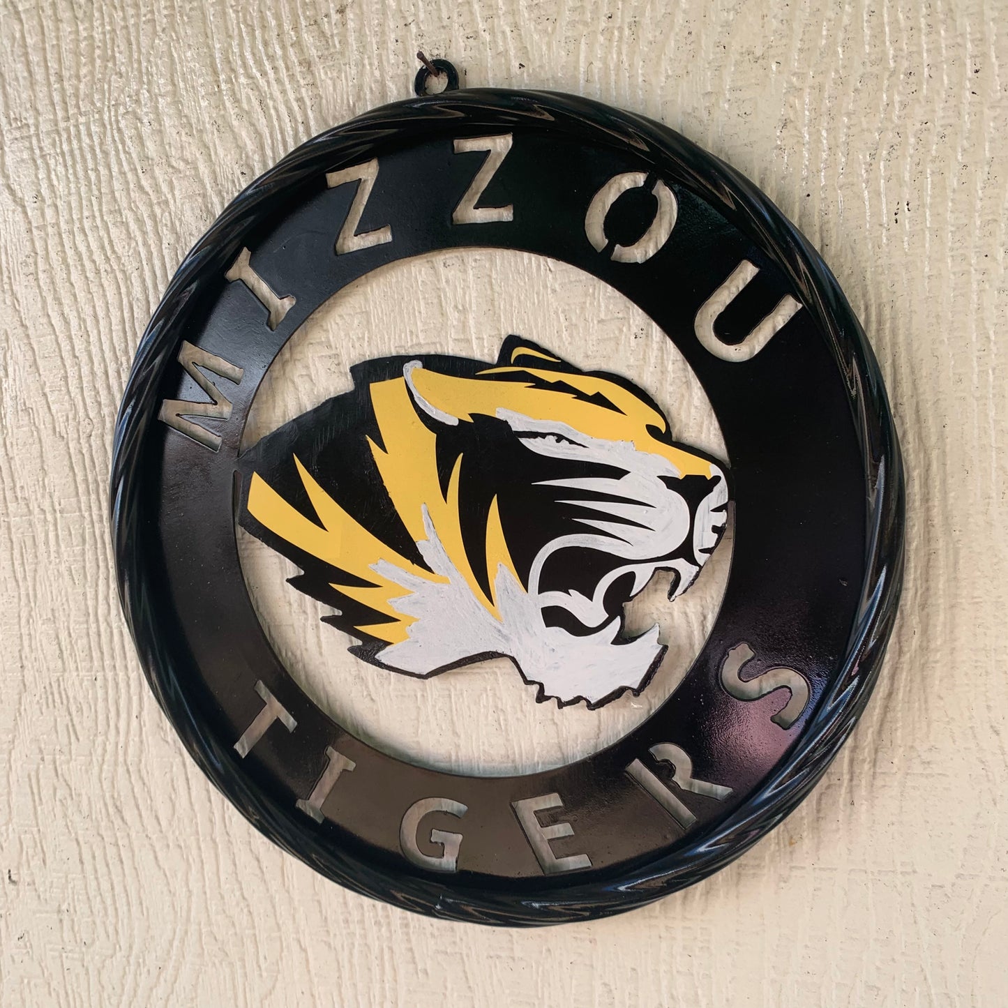 12", 18", 24", 32" MIZZOU TIGERS MISSOURI CUSTOM METAL VINTAGE CRAFT TEAM SIGN HANDMADE