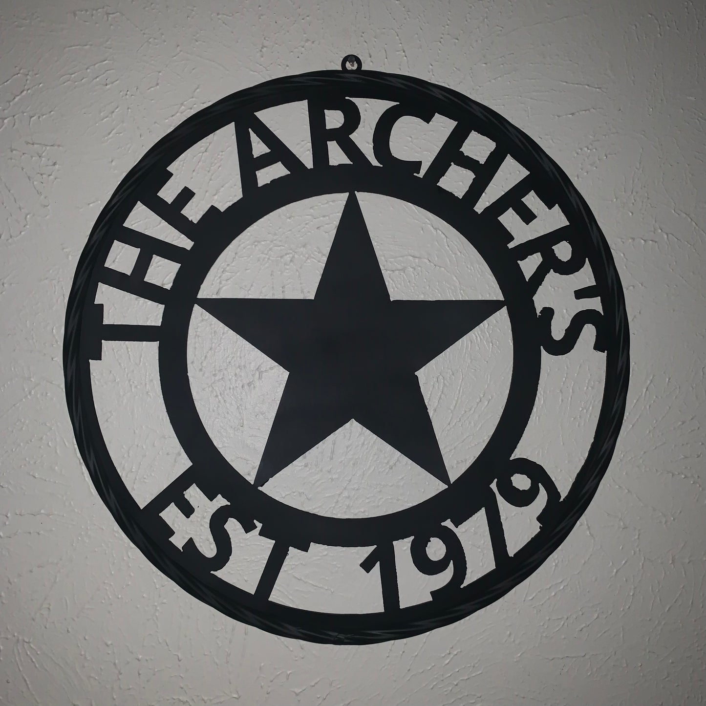 ARCHER STYLE YOUR CUSTOM NAME LASERCUT METAL SIGN WESTERN HOME DECOR HANDMADE ART