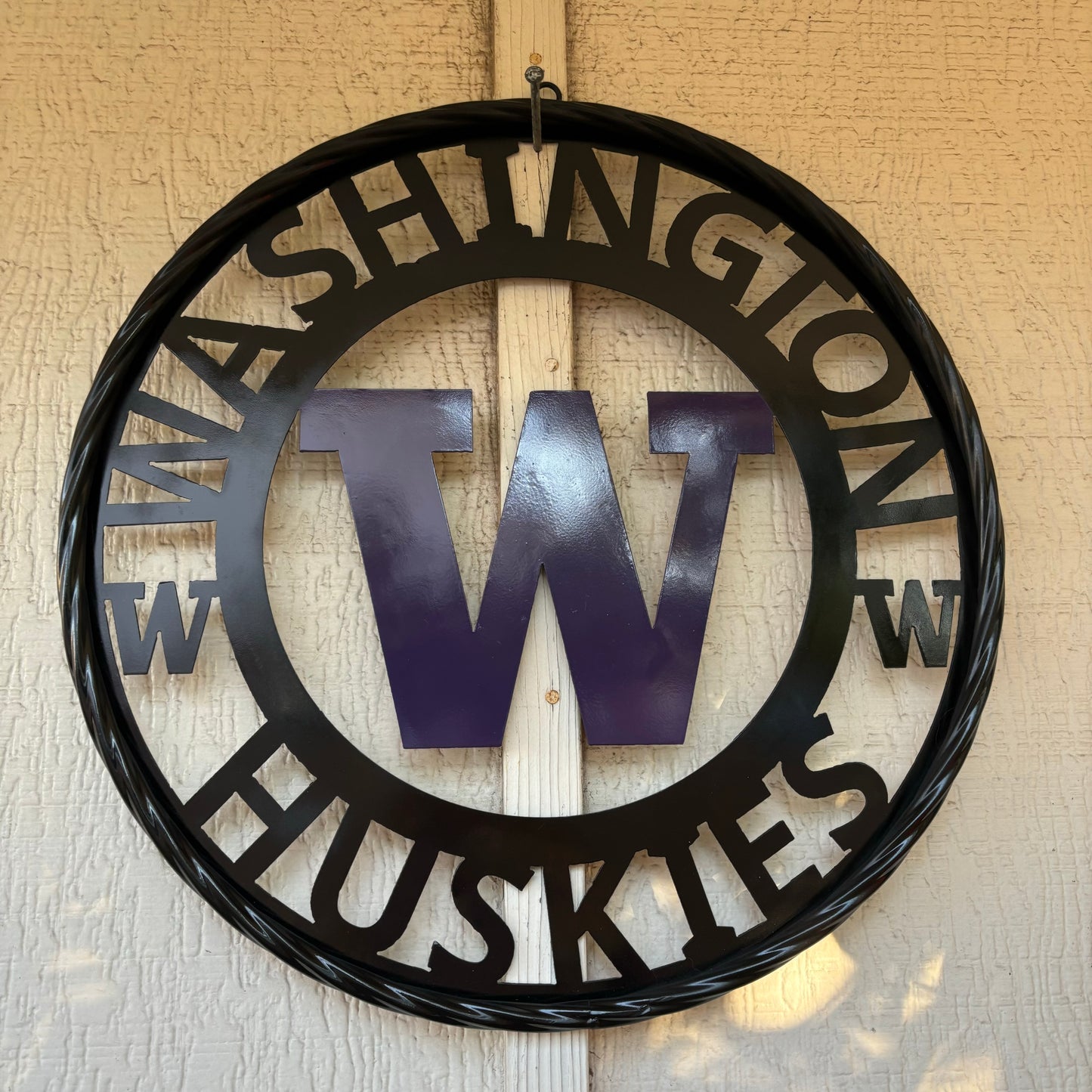 12", 18", 24", 32" WASHINGTON HUSKIES CUSTOM METAL VINTAGE CRAFT TEAM SIGN HANDMADE 36",40",44",50"