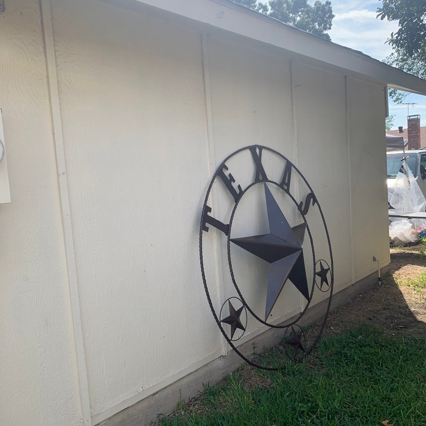 6 FOOT TEXAS LONE STAR GIANT LARGE OVERSIZE BARN STAR METAL RUSTIC BRONZE COPPER WALL ART WESTERN HOME DECOR HANDMADE NEW EH10523