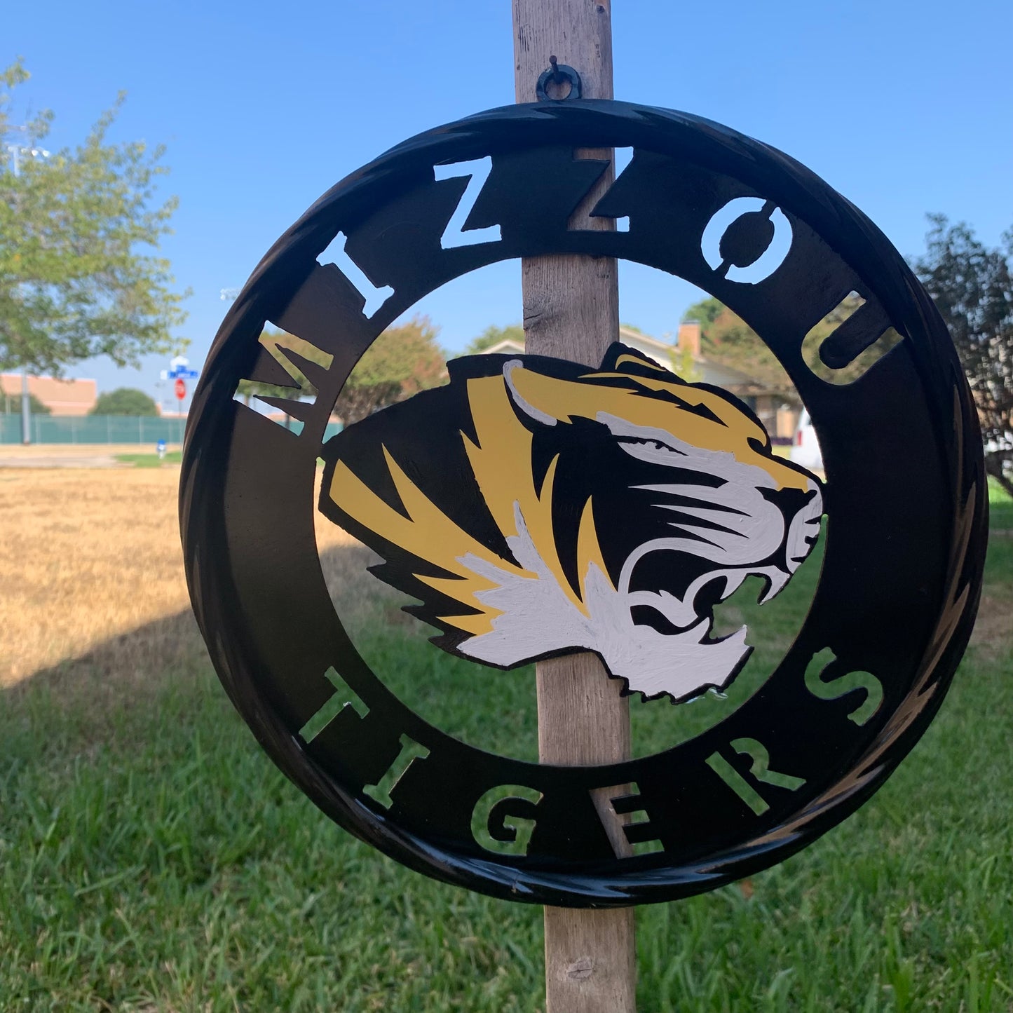 12", 18", 24", 32" MIZZOU TIGERS MISSOURI CUSTOM METAL VINTAGE CRAFT TEAM SIGN HANDMADE