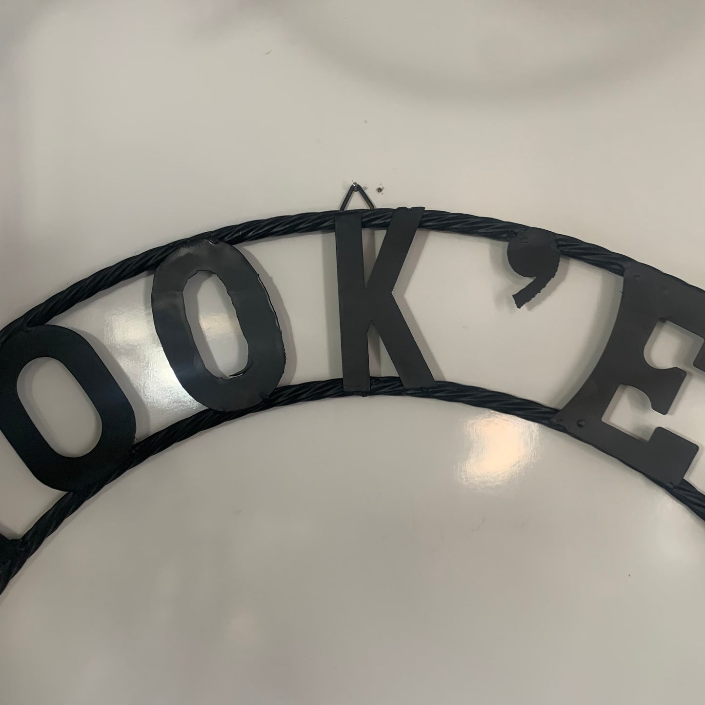 HOOKEM HORNS WITH LONE STAR TEXAS LONGHORNS HOOK EM METAL CUSTOM VINTAGE CRAFT WALL ART TEAM SIGN HANDMADE