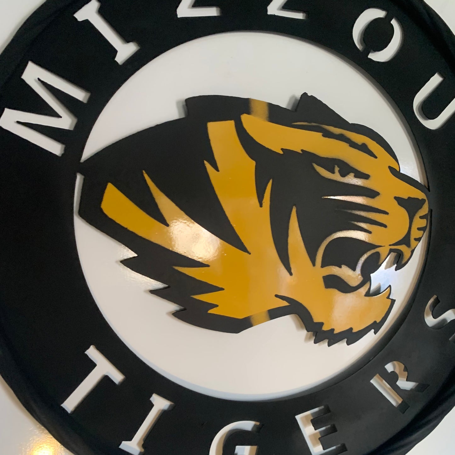 MIZZOU TIGERS MISSOURI CUSTOM METAL VINTAGE CRAFT TEAM SIGN HANDMADE
