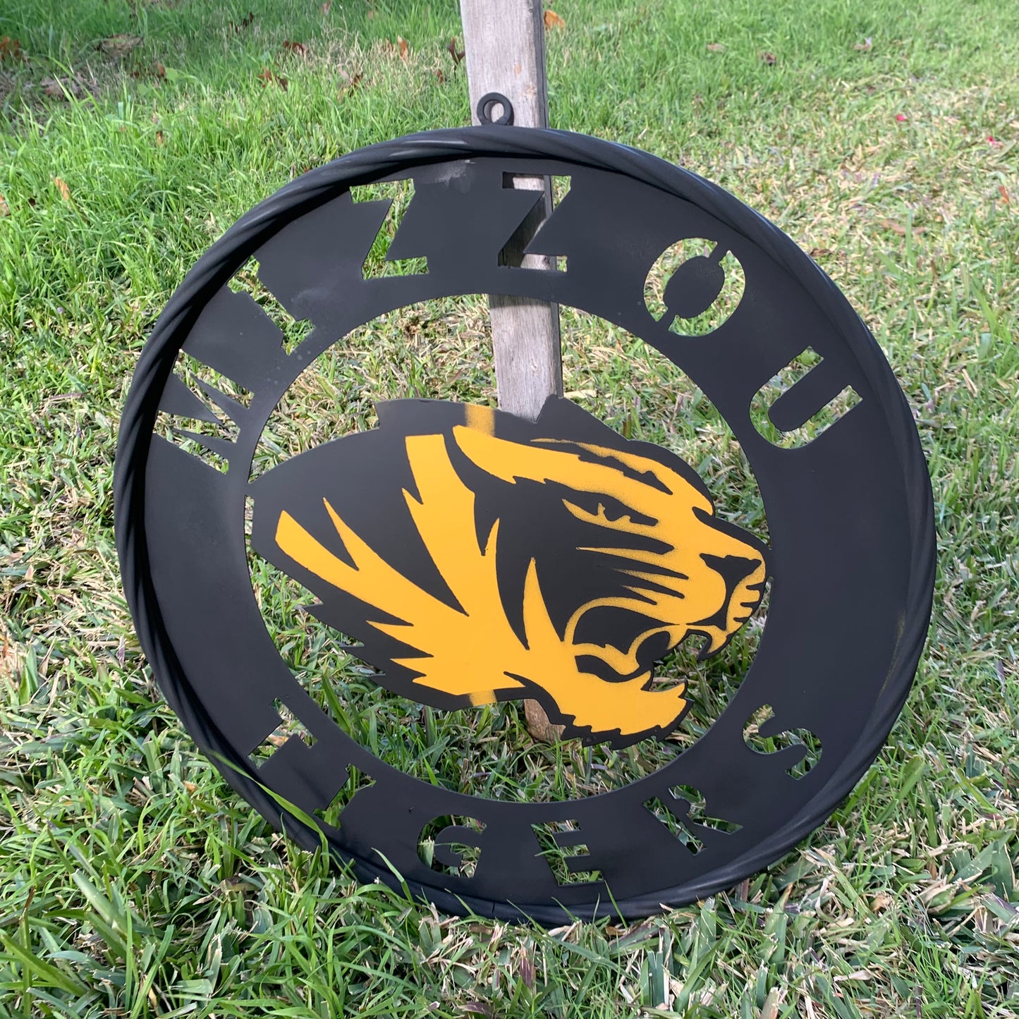 MIZZOU TIGERS MISSOURI CUSTOM METAL VINTAGE CRAFT TEAM SIGN HANDMADE