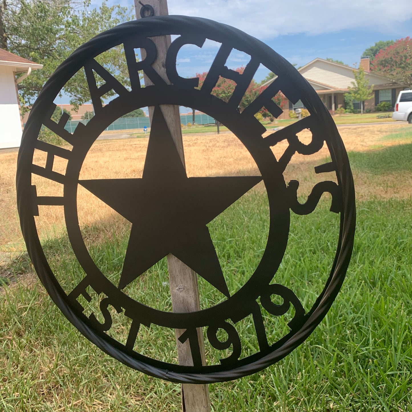 ARCHER STYLE YOUR CUSTOM NAME LASERCUT METAL SIGN WESTERN HOME DECOR HANDMADE ART