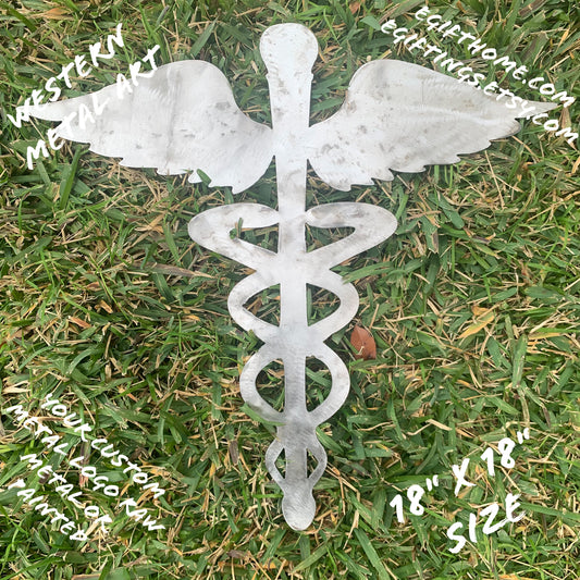 MEDICAL STYLE YOUR CUSTOM LOGO, LETTER, INITIAL, NUMBER, SIGNS METAL WALL & DESK ART WESTERN HOME DECOR HANDMADE LASER CUT