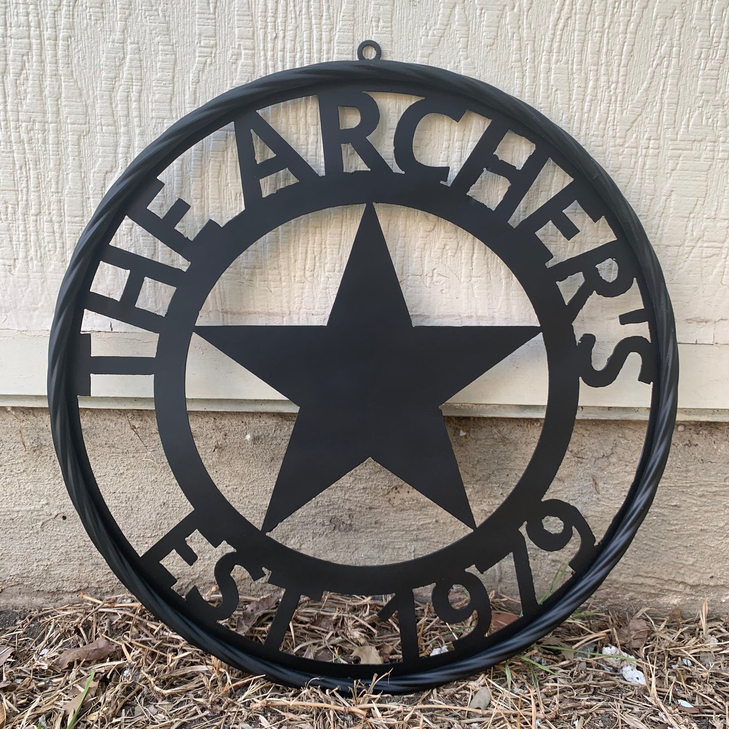ARCHER STYLE YOUR CUSTOM NAME LASERCUT METAL SIGN WESTERN HOME DECOR HANDMADE ART