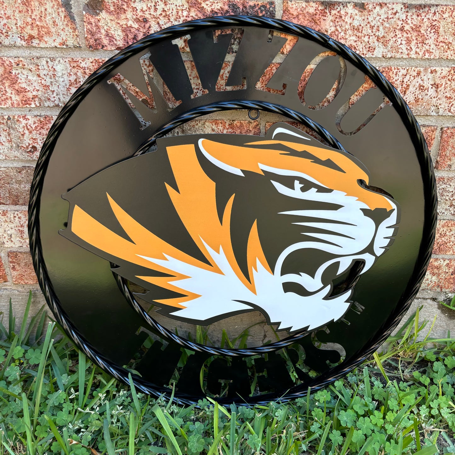 MIZZOU TIGERS MISSOURI CUSTOM METAL VINTAGE CRAFT TEAM SIGN HANDMADE