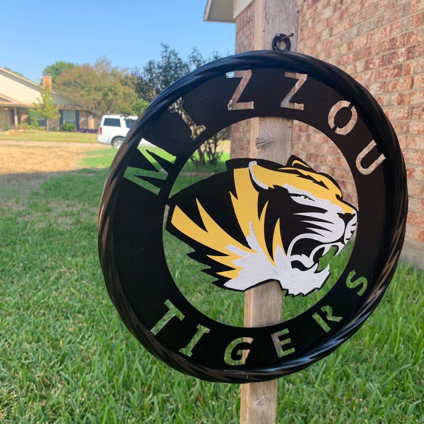 12", 18", 24", 32" MIZZOU TIGERS MISSOURI CUSTOM METAL VINTAGE CRAFT TEAM SIGN HANDMADE