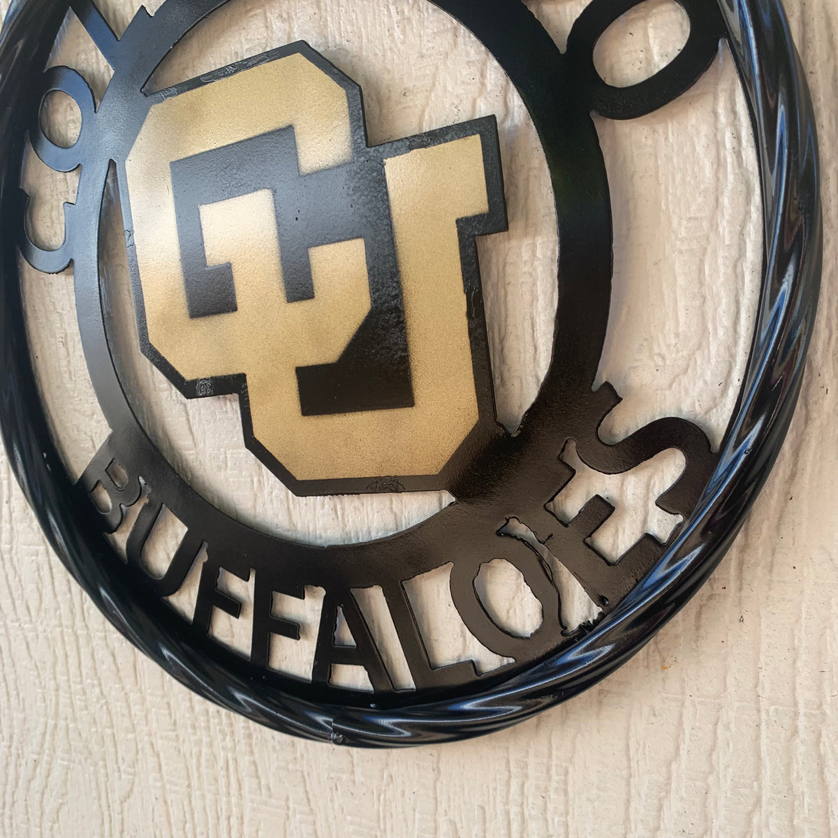 COLORADO BUFFALOES CUSTOM METAL VINTAGE CRAFT SIGN TEAM ART WESTERN HOME DECOR HANDMADE