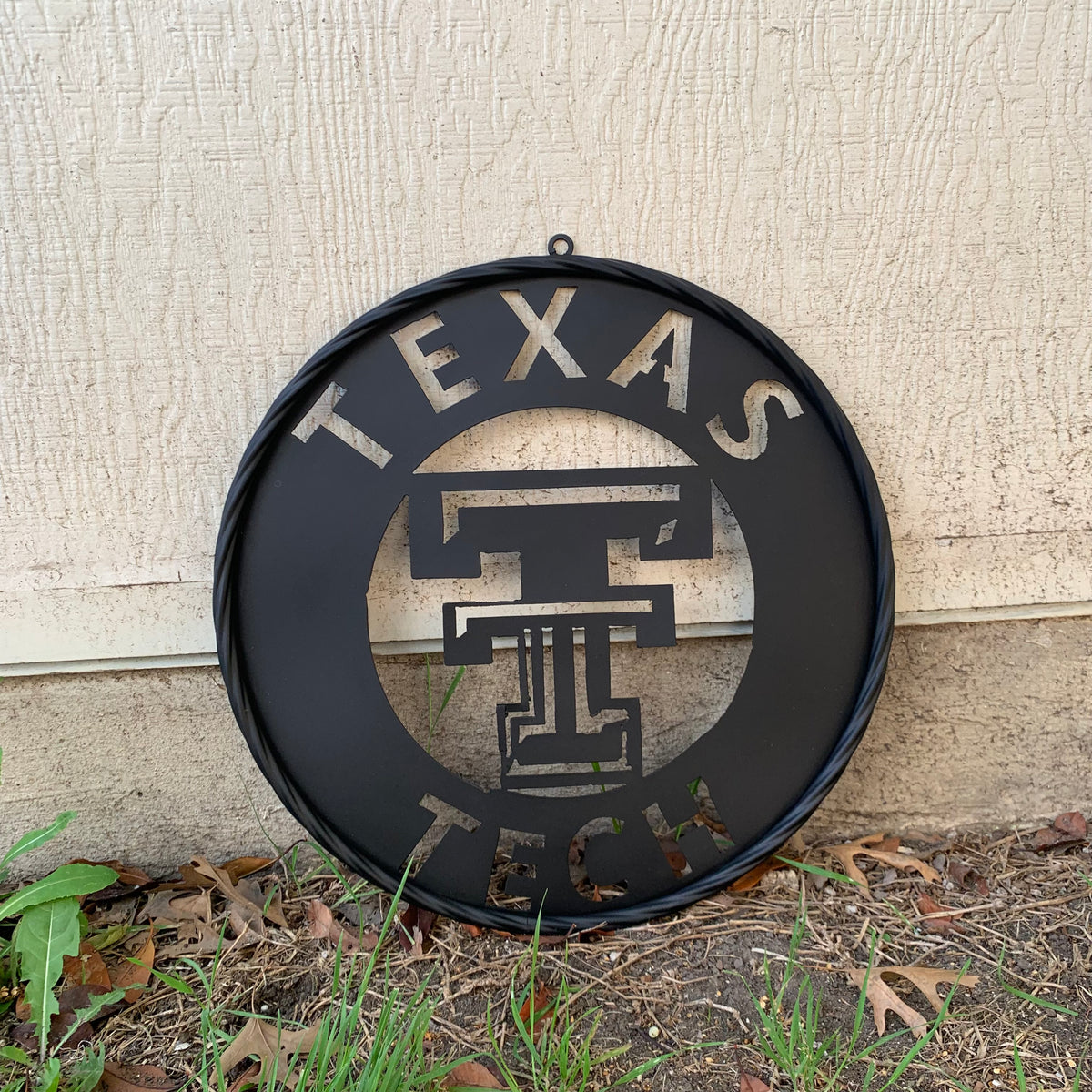 12",18",24",32",36" TEXAS TECH RUSTIC BLACK CUSTOM METAL VINTAGE CRAFT TEAM SIGN HANDMADE TO ORDER