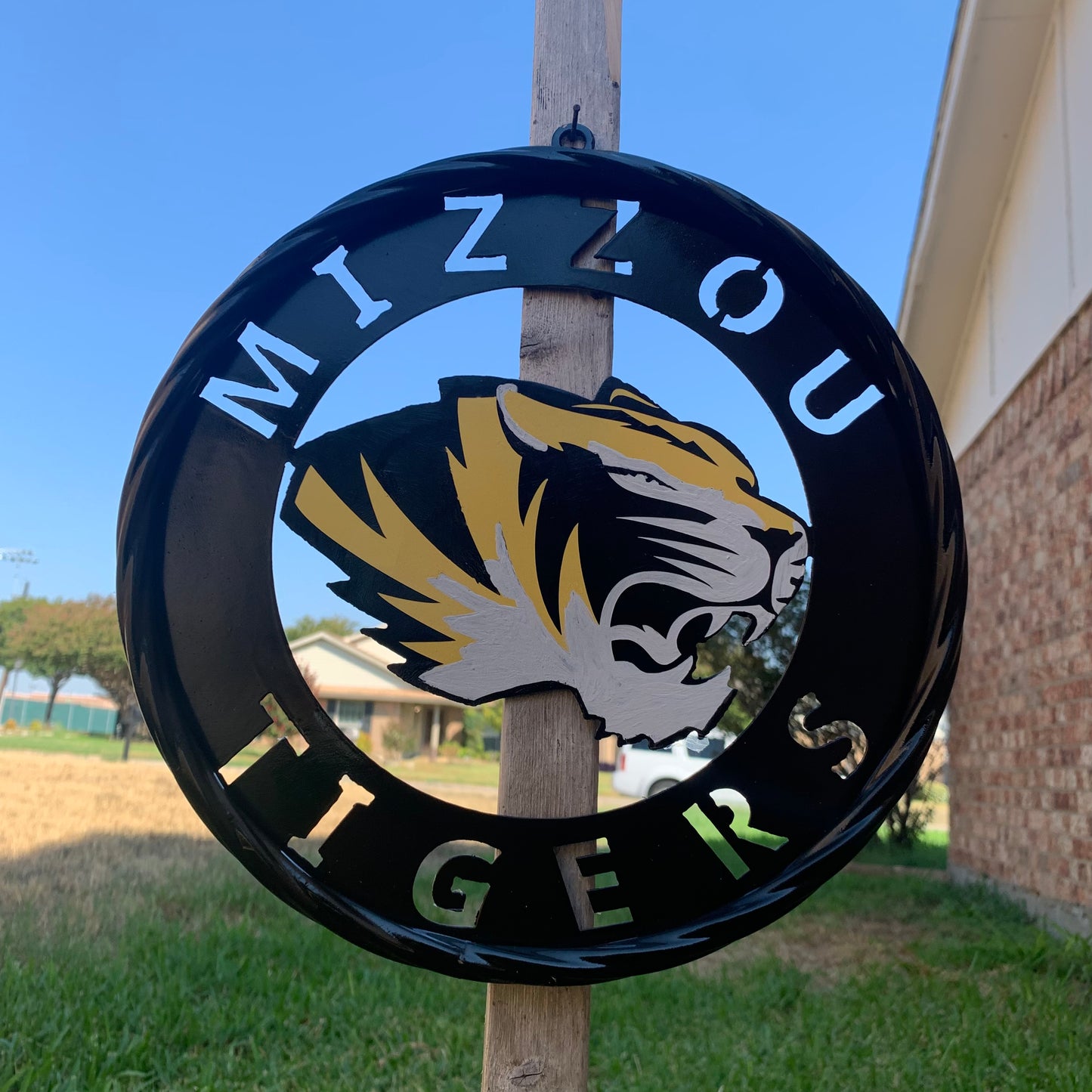 12", 18", 24", 32" MIZZOU TIGERS MISSOURI CUSTOM METAL VINTAGE CRAFT TEAM SIGN HANDMADE