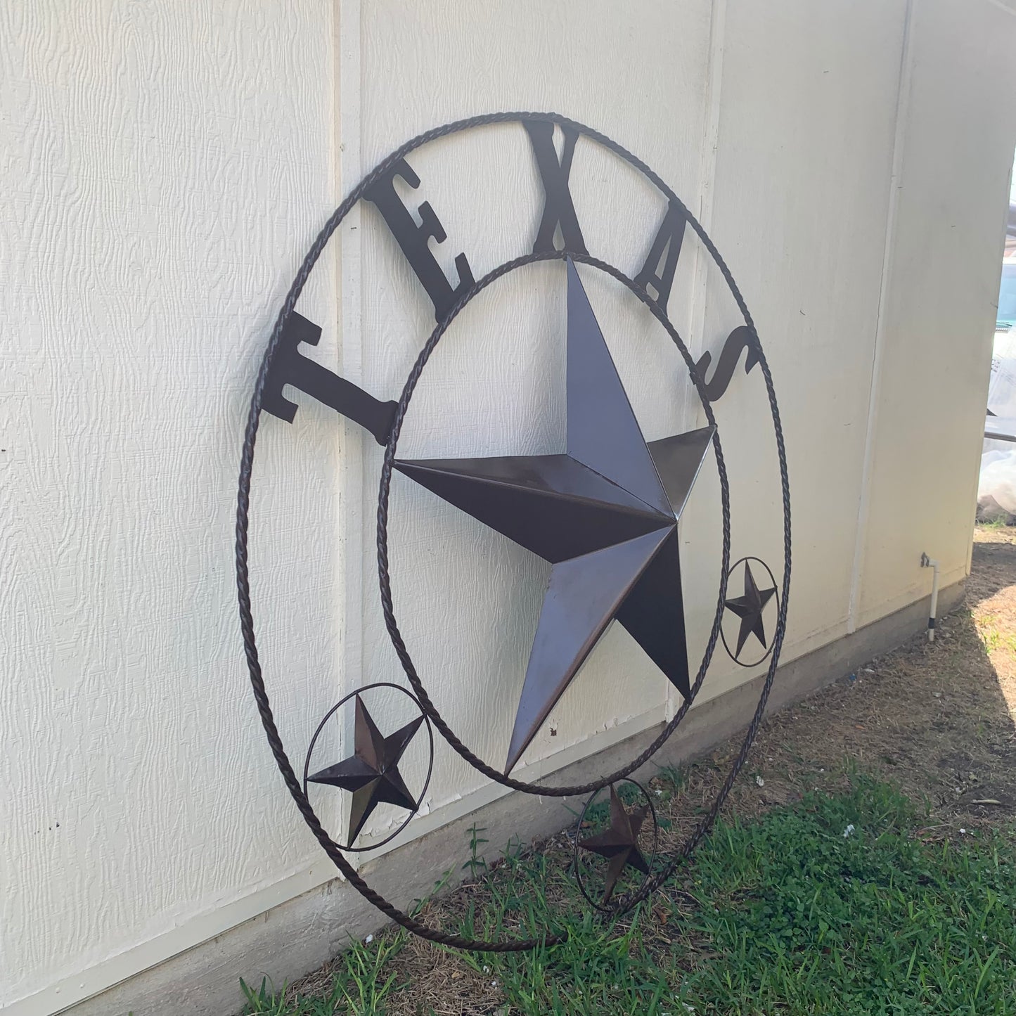 6 FOOT TEXAS LONE STAR GIANT LARGE OVERSIZE BARN STAR METAL RUSTIC BRONZE COPPER WALL ART WESTERN HOME DECOR HANDMADE NEW EH10523