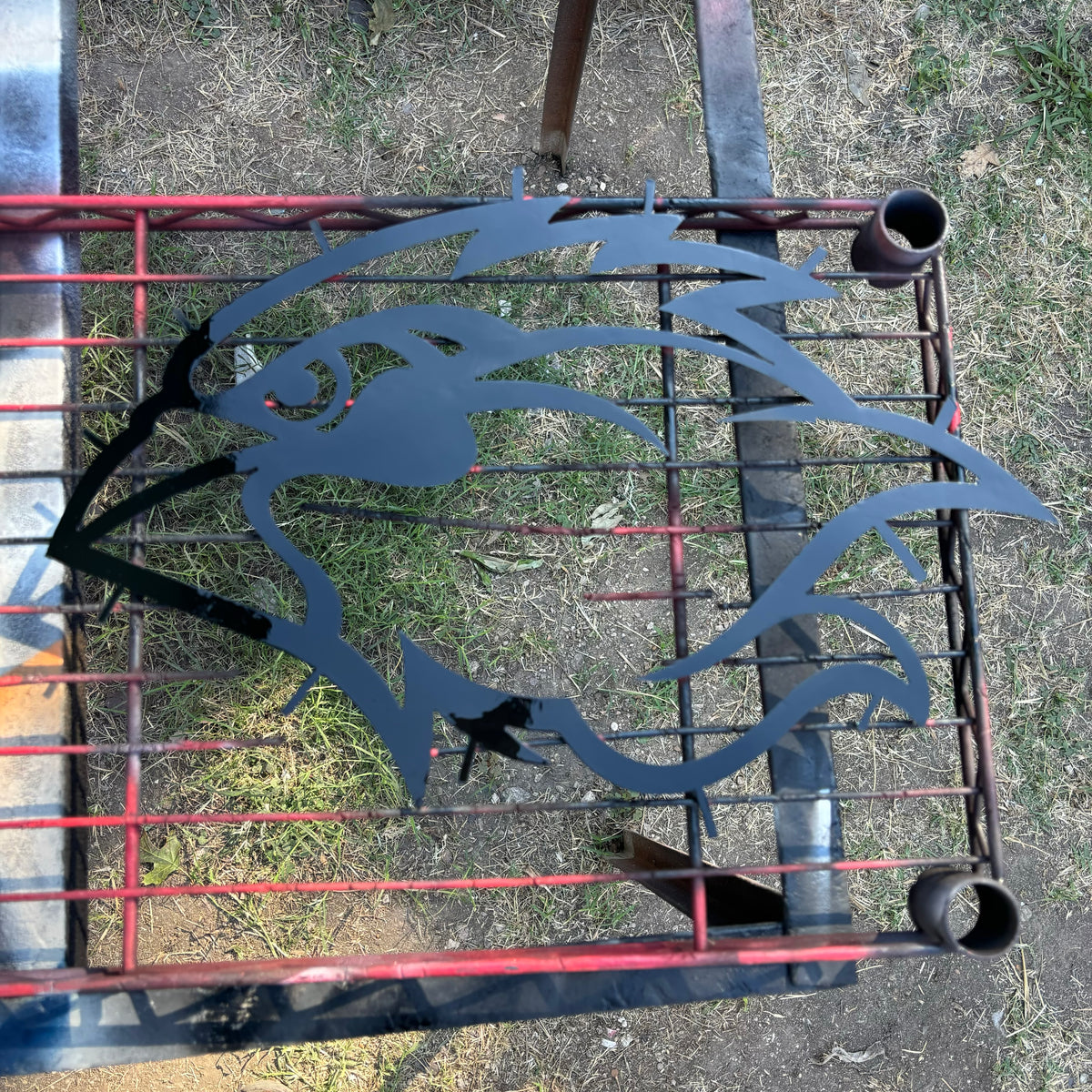 LAMAR CARDINALS CUSTOM METAL VINTAGE CRAFT SIGN WALL ART RUSTIC TEAM WESTERN HOME DECOR HANDMADE