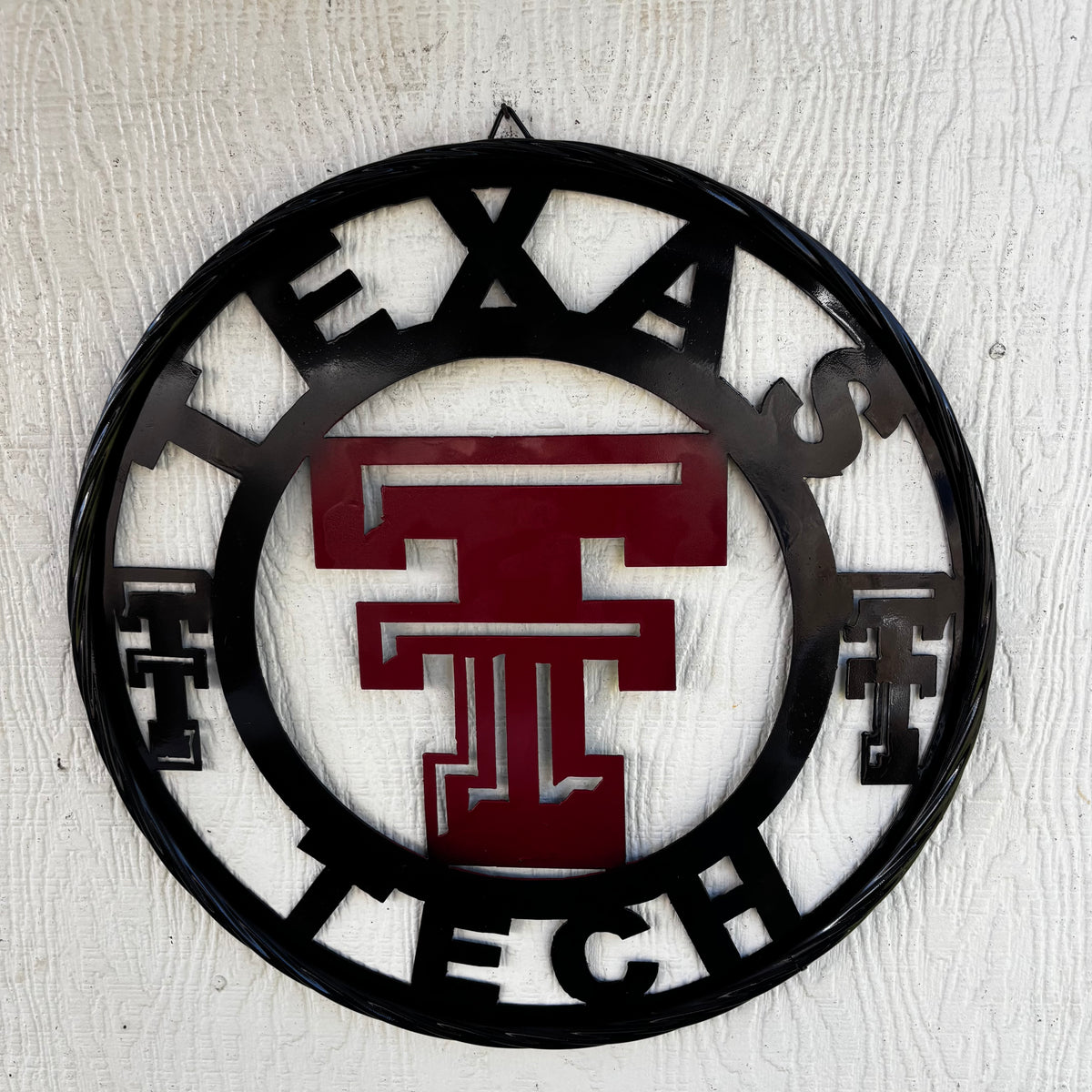 TEXAS TECH CUSTOM METAL VINTAGE CRAFT SIGN WESTERN HOME DECOR HANDMADE 12",18",24",32",36"