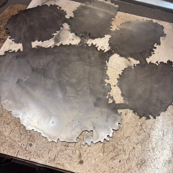 CLEMSON TIGERS PAW CUSTOM RAW METAL VINTAGE CRAFT SIGN WALL ART TEAM SIGN HANDMADE STYLE# 2 #EH12745