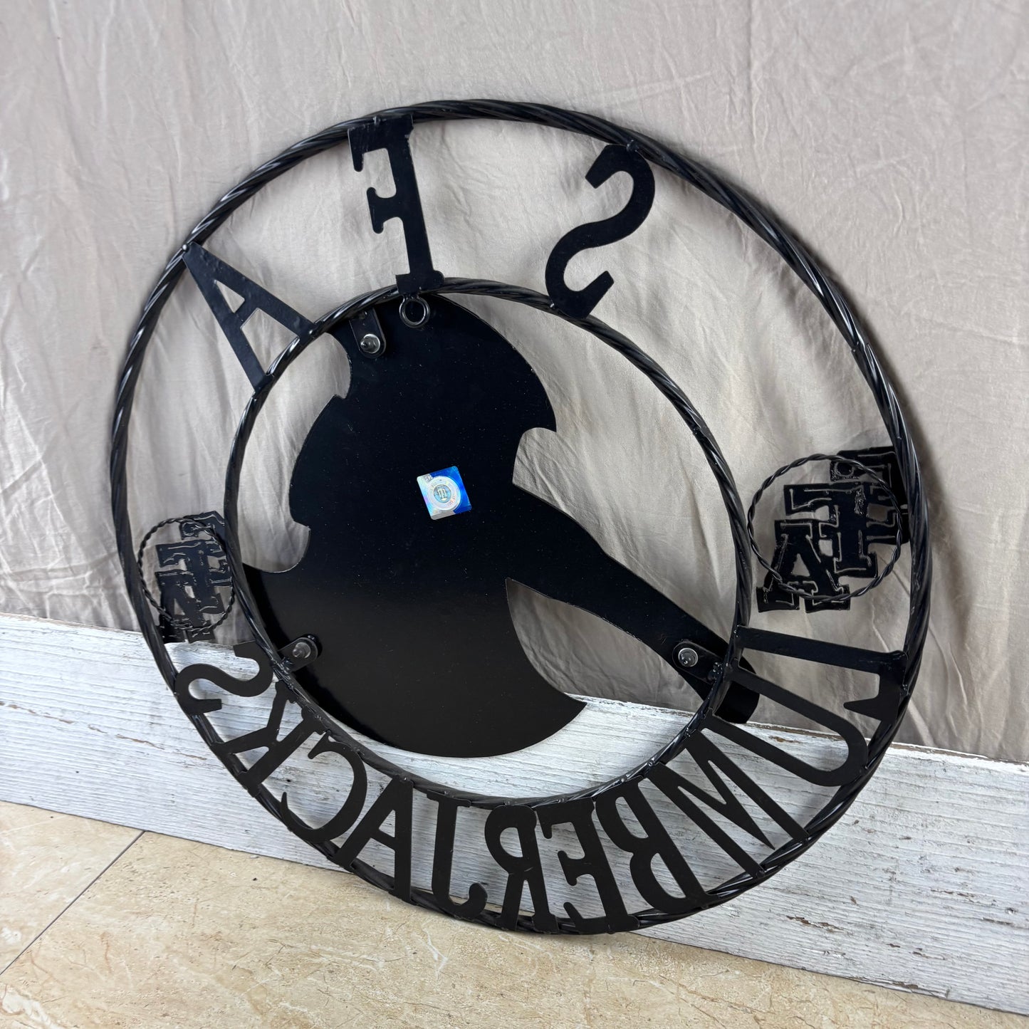 SFA LUMBERJACKS CUSTOM METAL VINTAGE CRAFT SIGN WALL ART TEAM SIGN HANDMADE