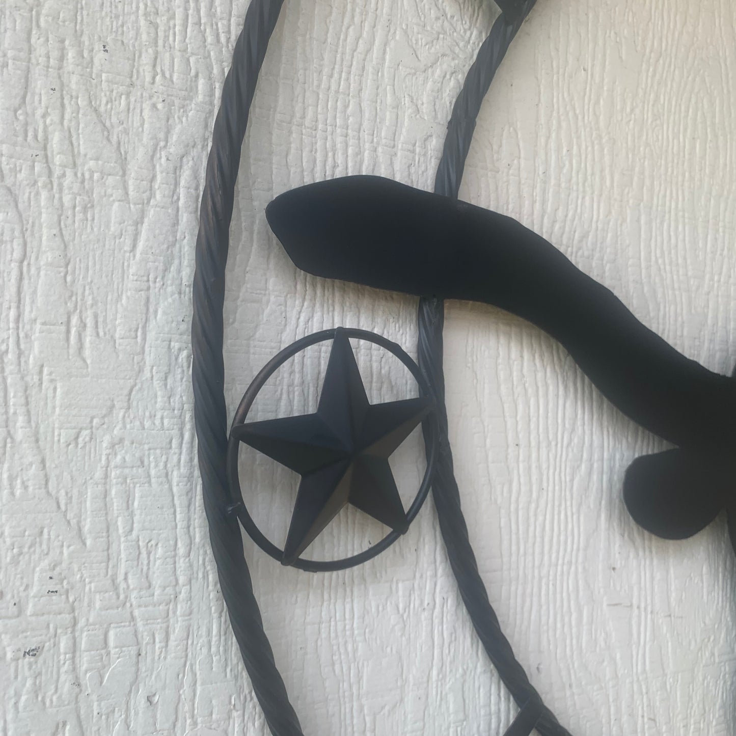 HOOKEM HORNS WITH LONE STAR TEXAS LONGHORNS HOOK EM BLACK METAL CUSTOM VINTAGE CRAFT WALL ART TEAM SIGN HANDMADE