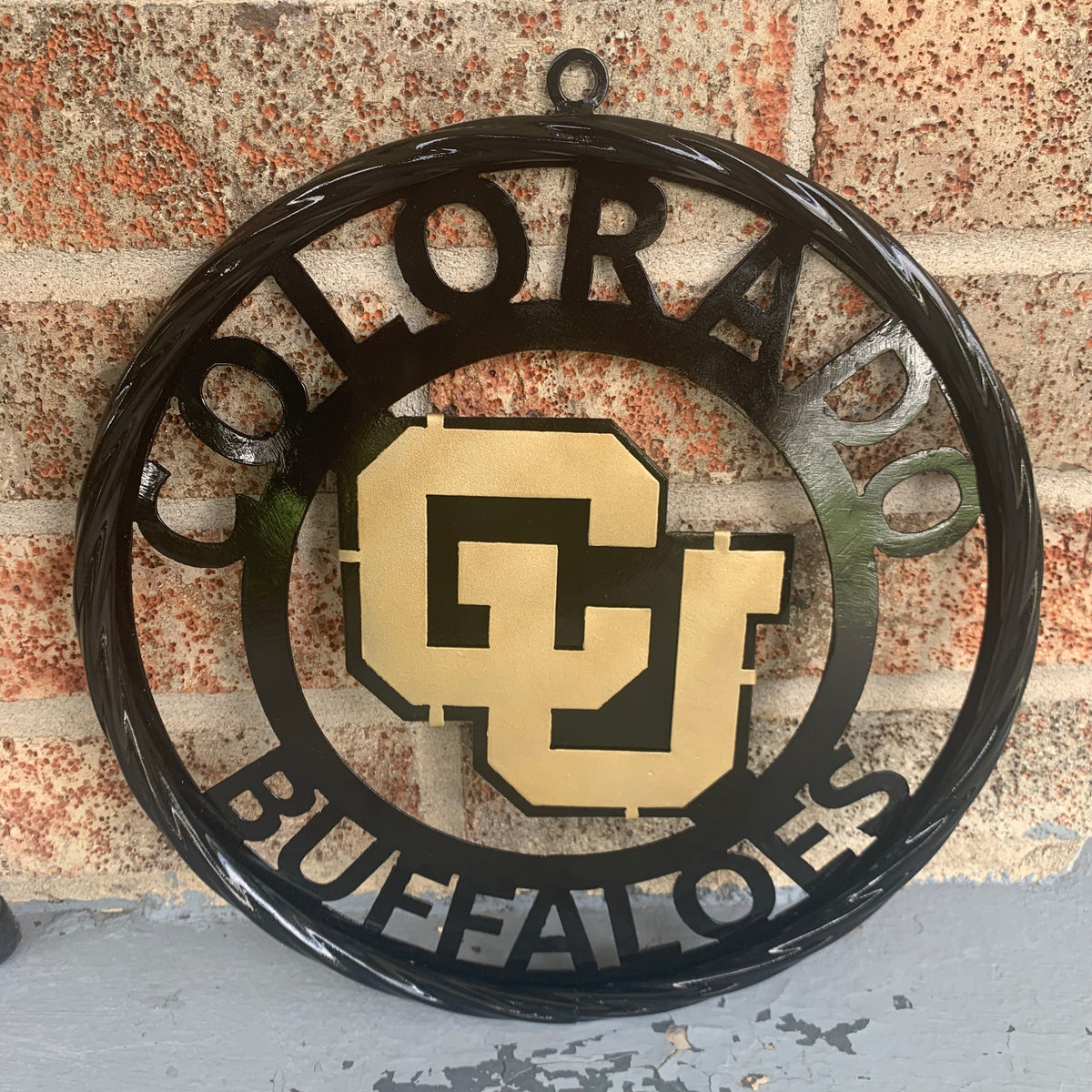 COLORADO BUFFALOES CUSTOM METAL VINTAGE CRAFT SIGN TEAM ART WESTERN HOME DECOR HANDMADE