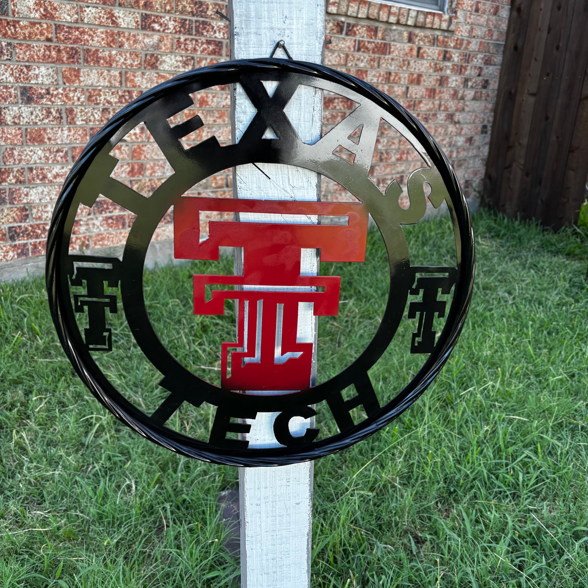 TEXAS TECH CUSTOM METAL VINTAGE CRAFT SIGN WESTERN HOME DECOR HANDMADE 12",18",24",32",36"