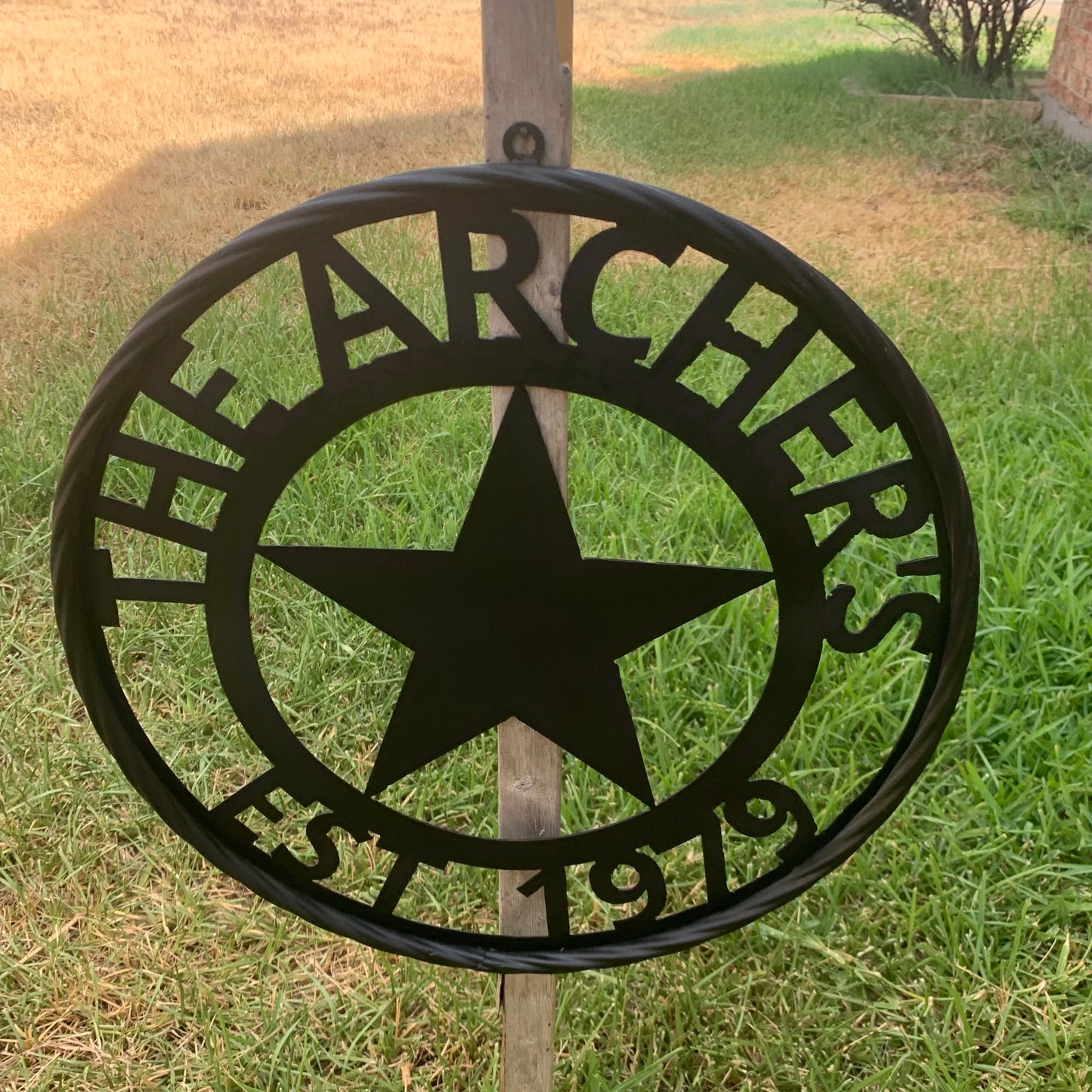 ARCHER STYLE YOUR CUSTOM NAME LASERCUT METAL SIGN WESTERN HOME DECOR HANDMADE ART