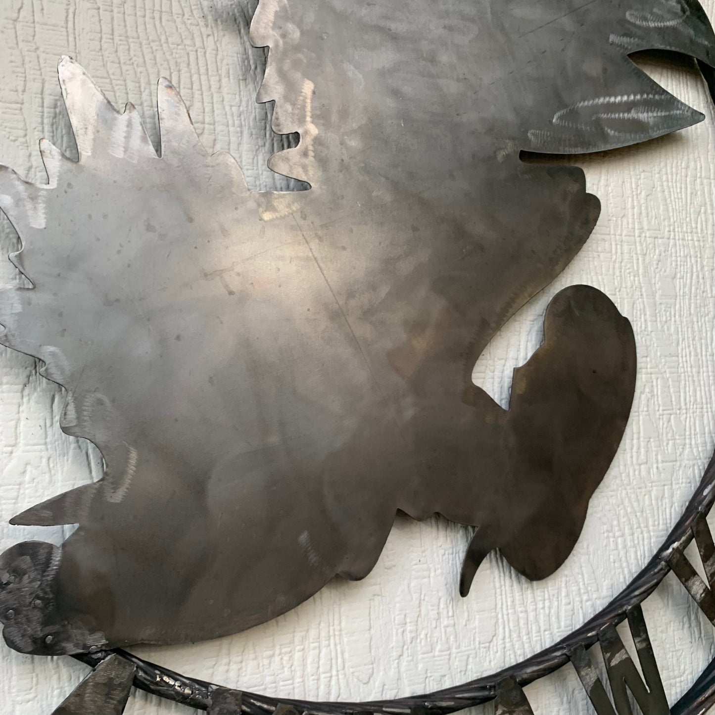 KANSAS JAYHAWKS RAW CUSTOM METAL VINTAGE CRAFT SIGN UNPAINTED TEAM HANDMADE