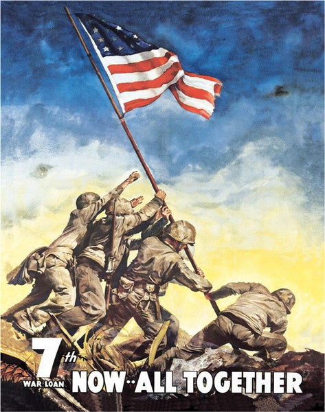 WAR BONDS - IWOJIMA TIN SIGN METAL ART WESTERN HOME DECOR CRAFT #614- FREE SHIPPING