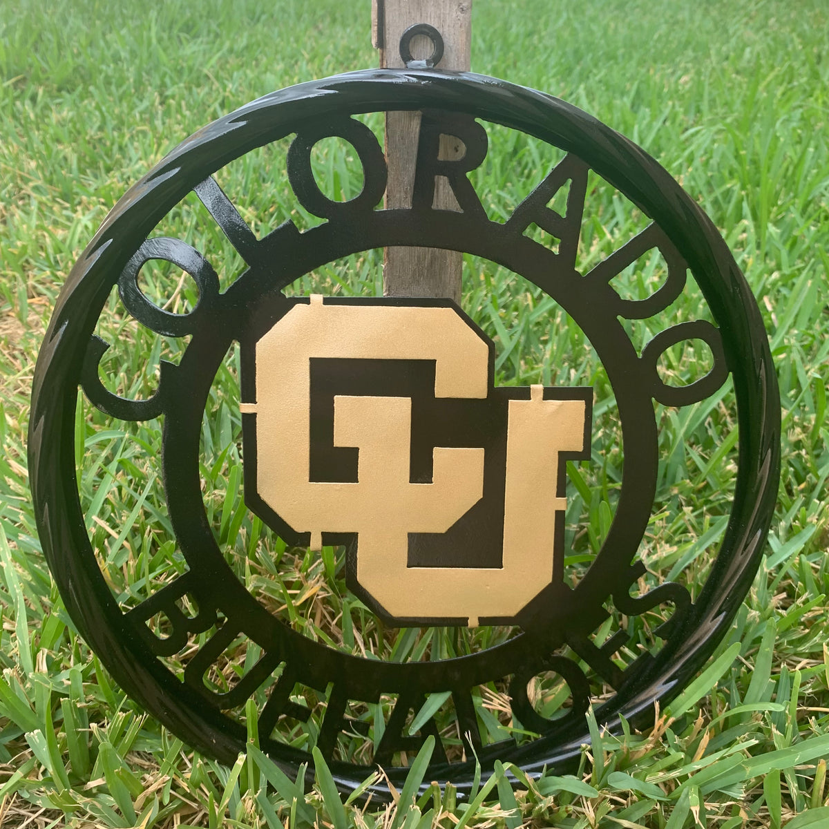COLORADO BUFFALOES CUSTOM METAL VINTAGE CRAFT SIGN TEAM ART WESTERN HOME DECOR HANDMADE